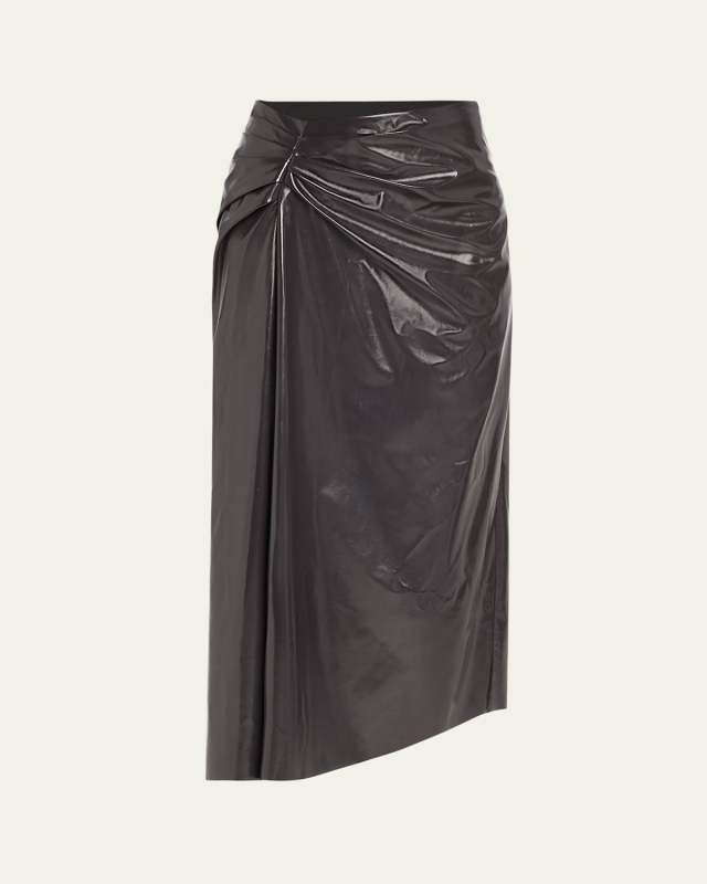 Tessa Vegan Leather Midi Skirt